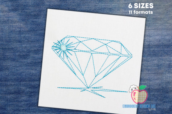 Blue Diamond Line Art: A Smart Branding Choice
