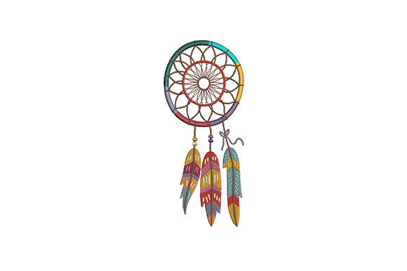 Colorful Dream Catcher: A Gift-Ready Embroidery Design