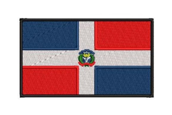 Dominican Republic Flag Embroidery Design Review