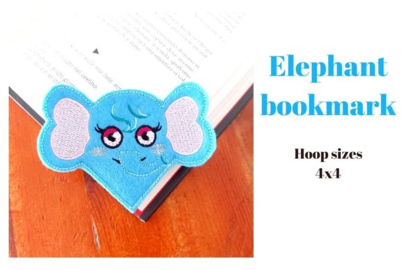 Elephant Corner Bookmark