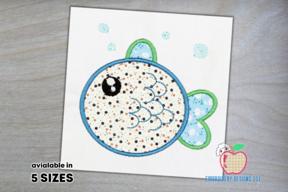 Fish in Water Applique