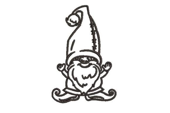 Garden Gnome: A Charming Seasonal Embroidery Staple