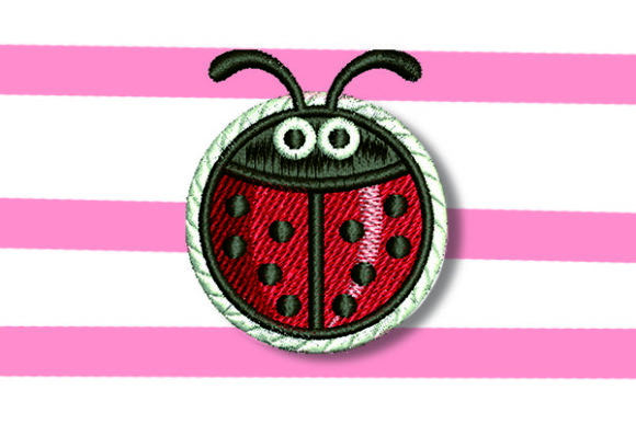 Ladybug Patch: A Seasonal Embroidery Gem