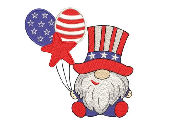 Patriotic American Gnome