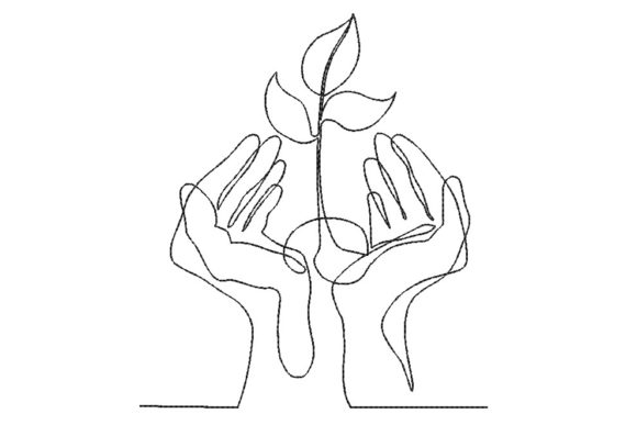Plant in Hands: A Craft Fair-Ready Embroidery Design