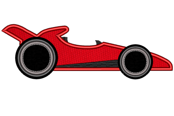 Race Car Applique: A Playful Holiday Embroidery Pick