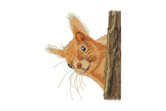 Squirrel: A Realistic Wild Animal Embroidery Design Review