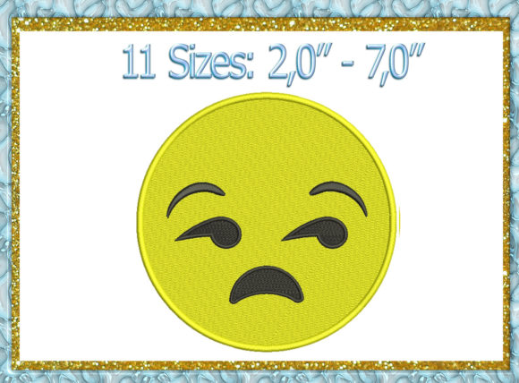 Unamused Emoji: A Boutique Embroidery Review