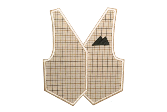 Vest and Pocket Square Applique